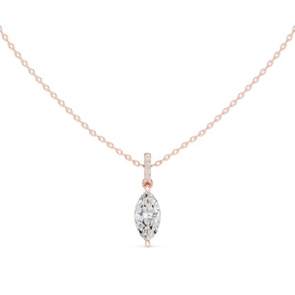 Marquise Lab Grown Diamond Pendant