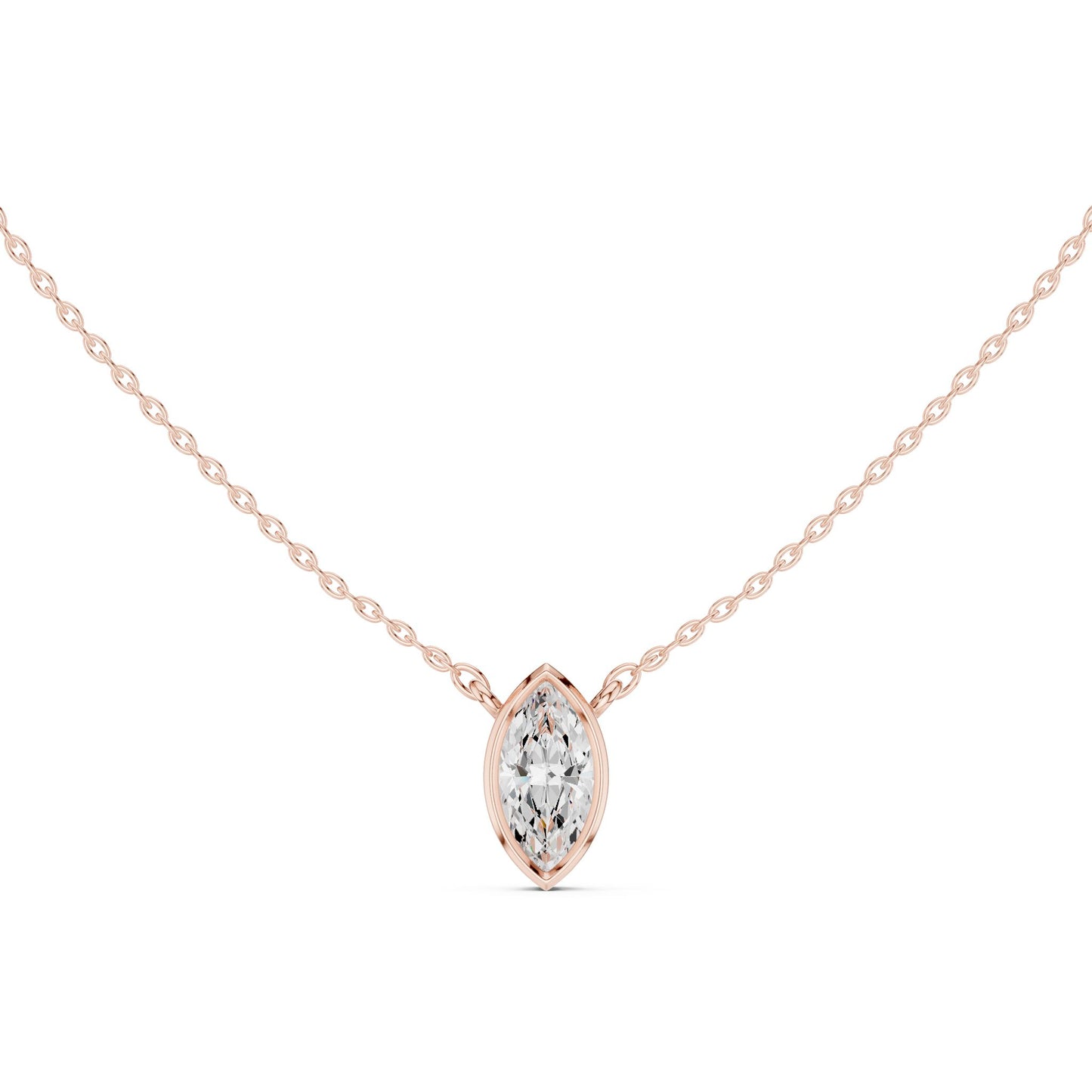 Marquise Lab Grown Diamond Pendant