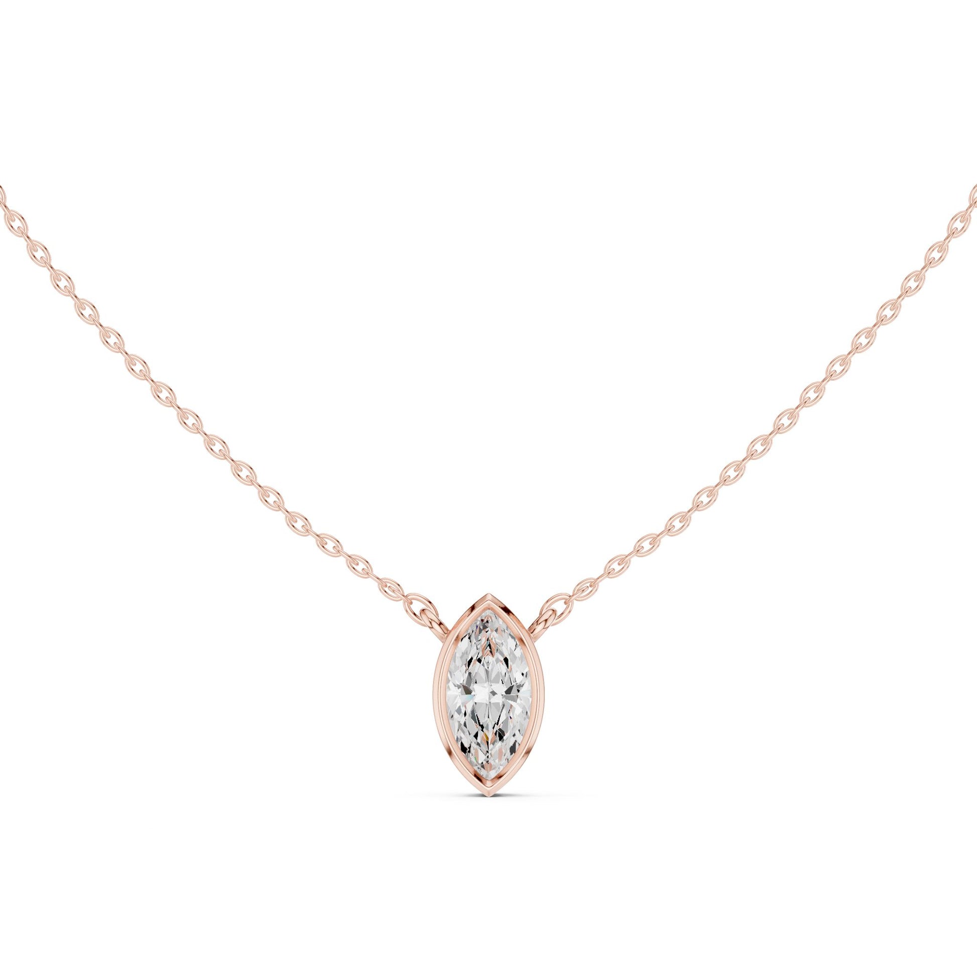 Marquise Lab Grown Diamond Pendant
