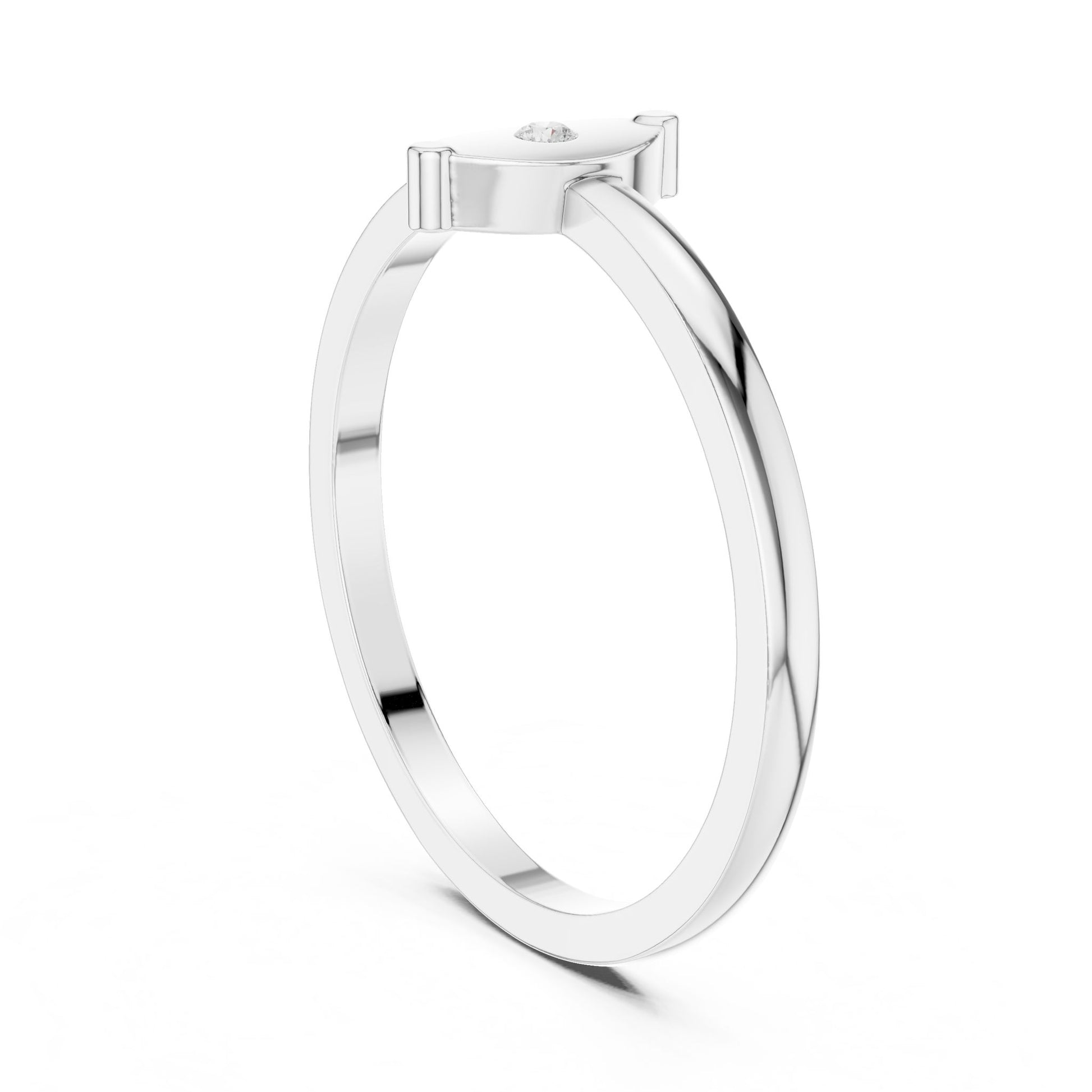 Marquise Lab Grown Diamond Solitaire Engagement Ring