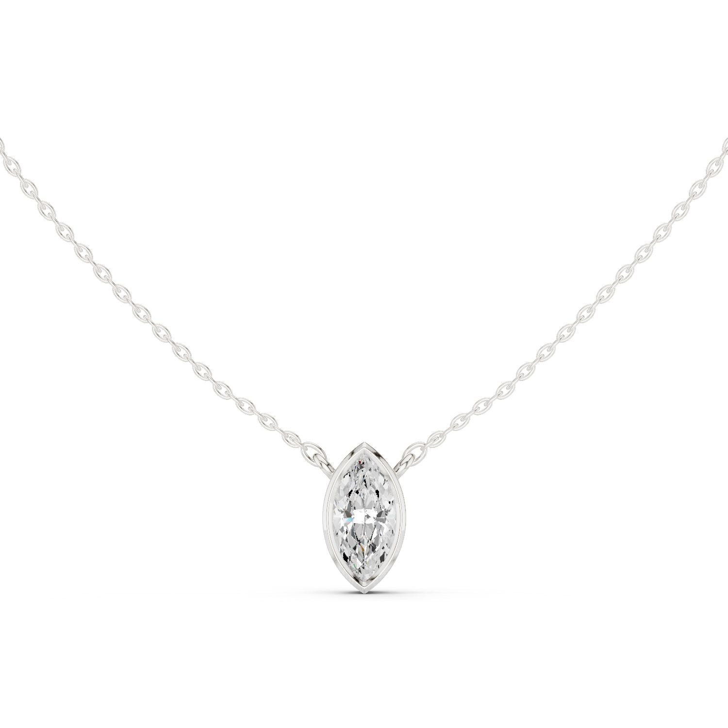 Marquise Lab Grown Diamond Pendant