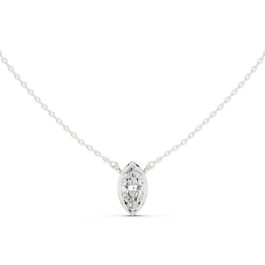 Marquise Lab Grown Diamond Pendant