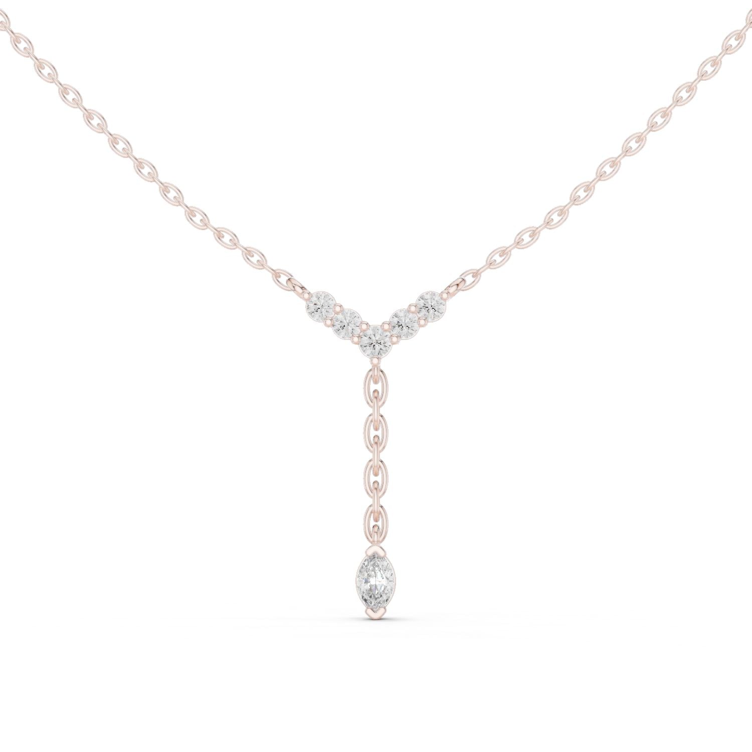 Marquise Lab Grown Diamond Pendant