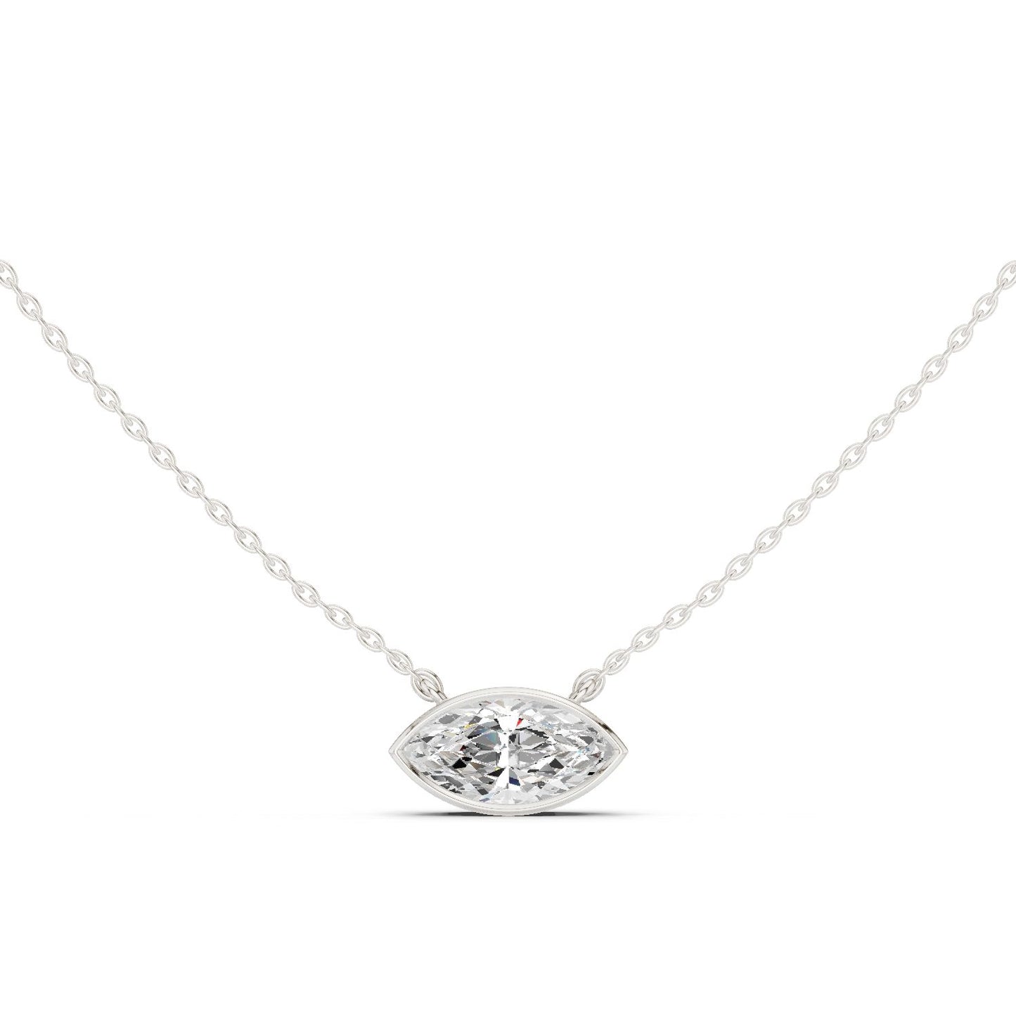 Marquise Lab Grown Diamond Pendant