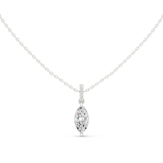 Marquise Lab Grown Diamond Pendant