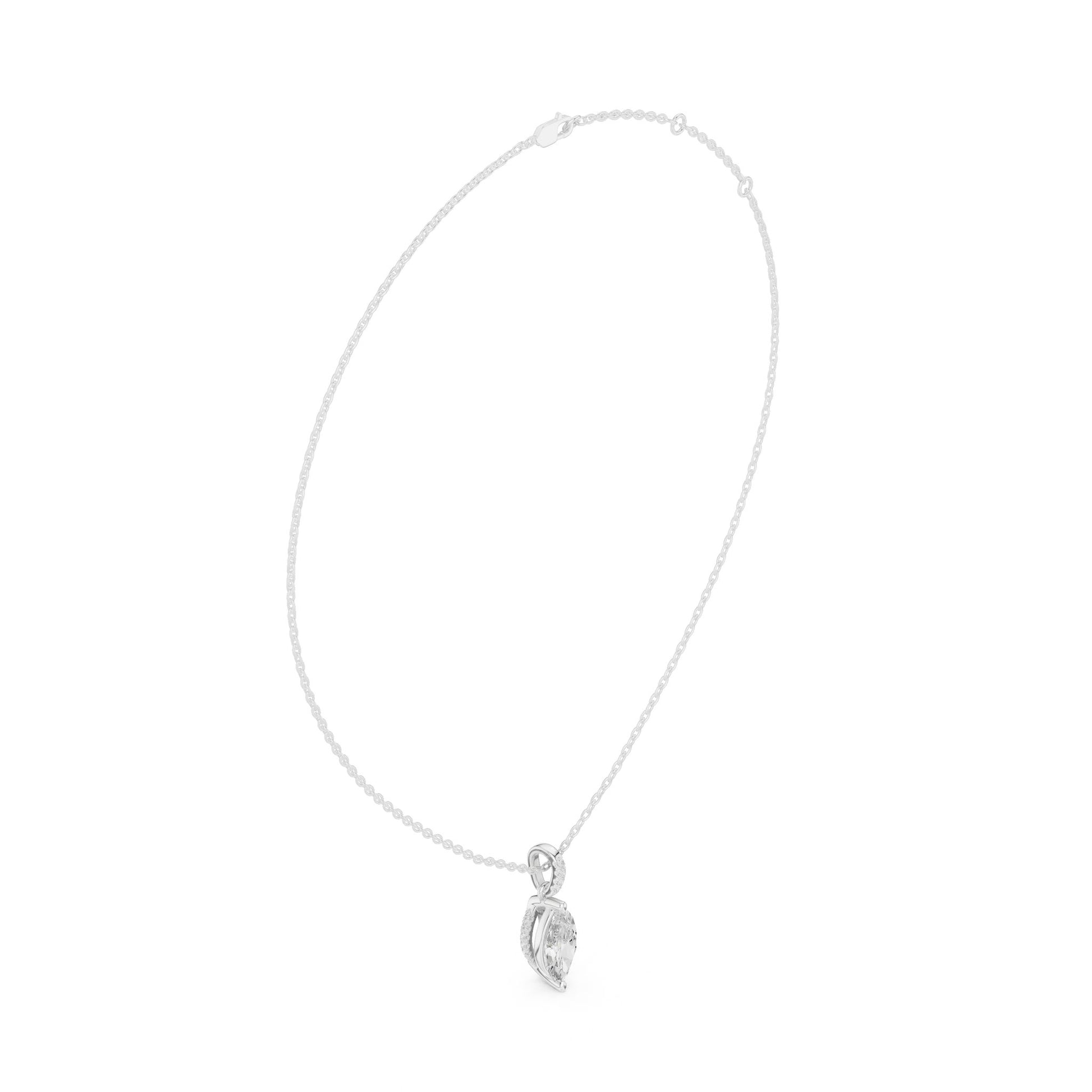 Marquise Lab Grown Diamond Pendant