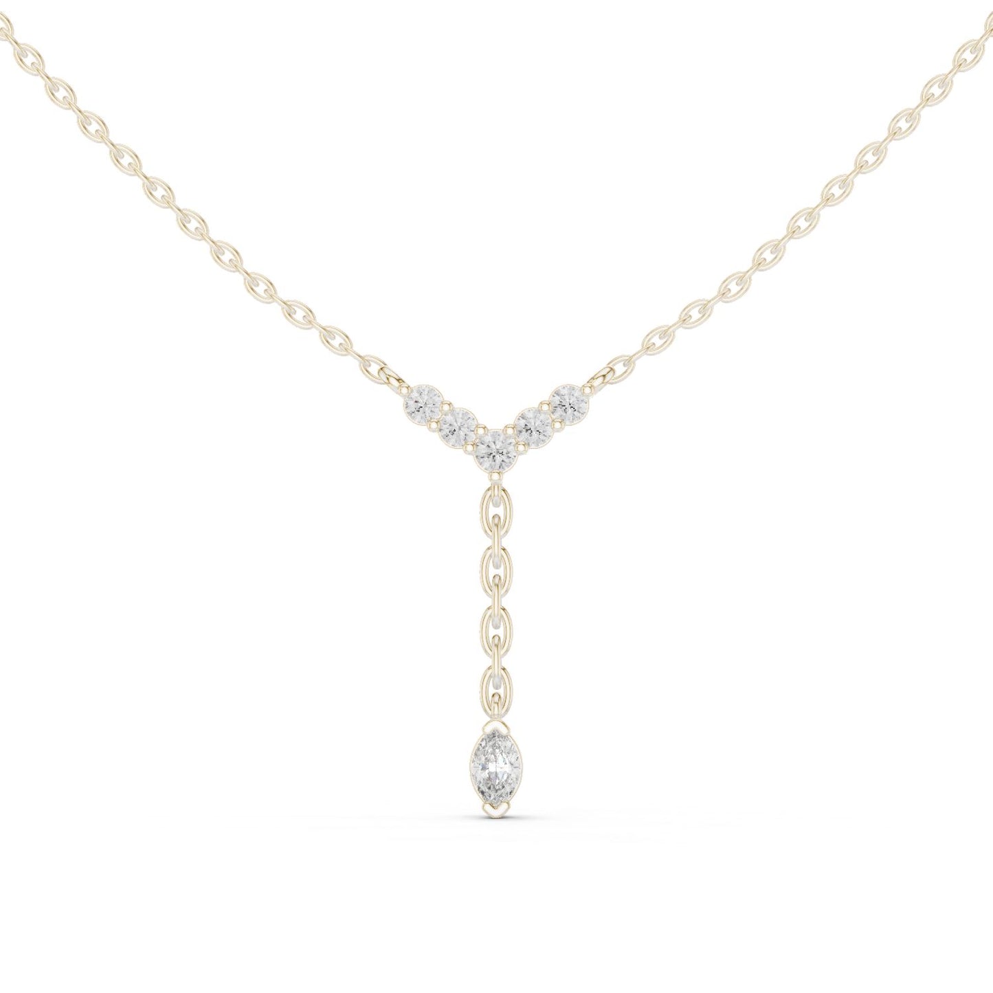 Marquise Lab Grown Diamond Pendant