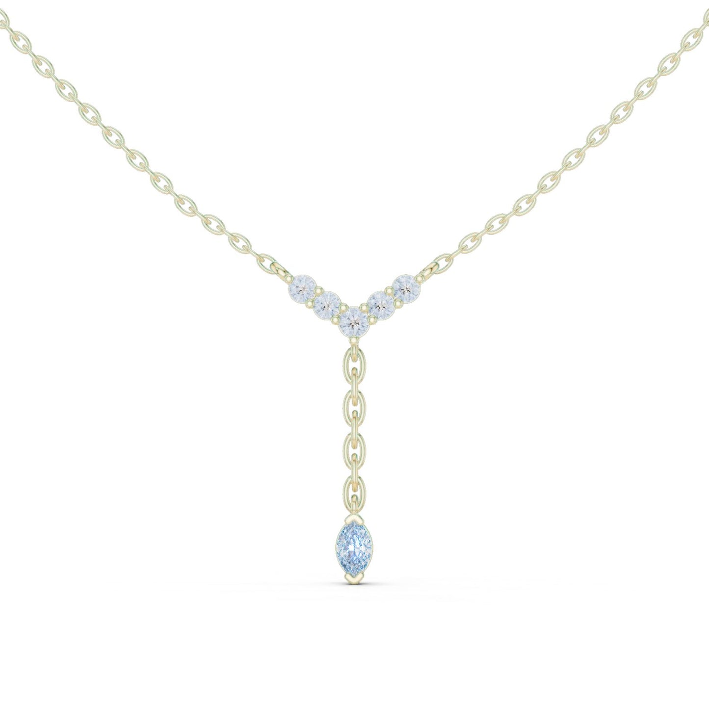 Marquise Lab Grown Diamond Pendant