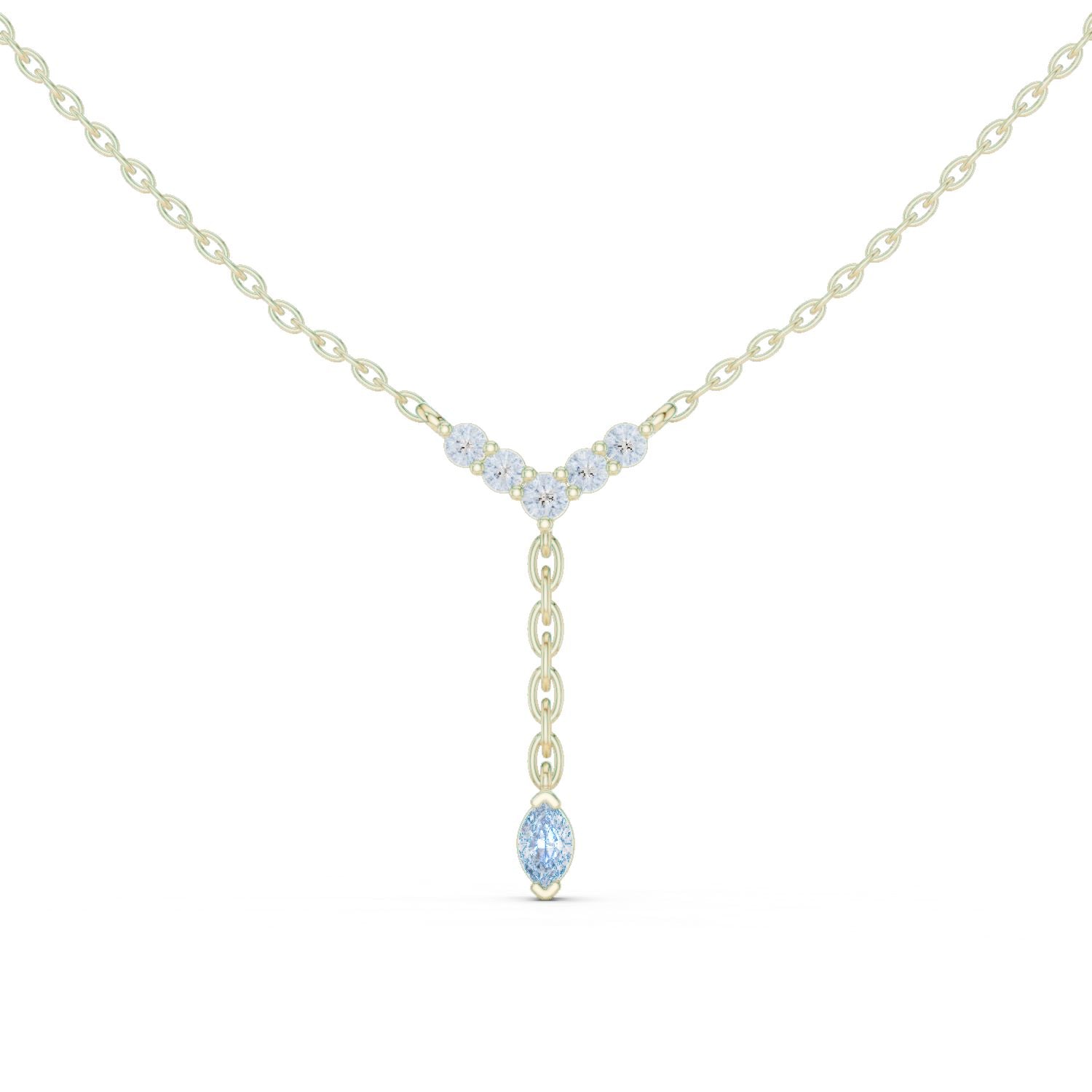 Marquise Lab Grown Diamond Pendant