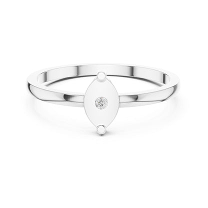 Marquise Lab Grown Diamond Solitaire Engagement Ring