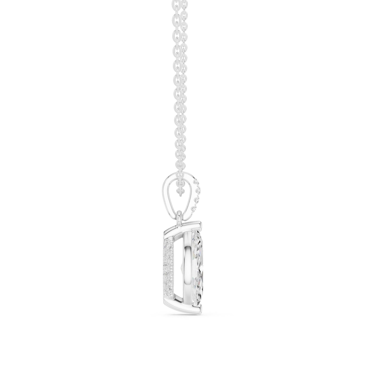 Marquise Lab Grown Diamond Pendant