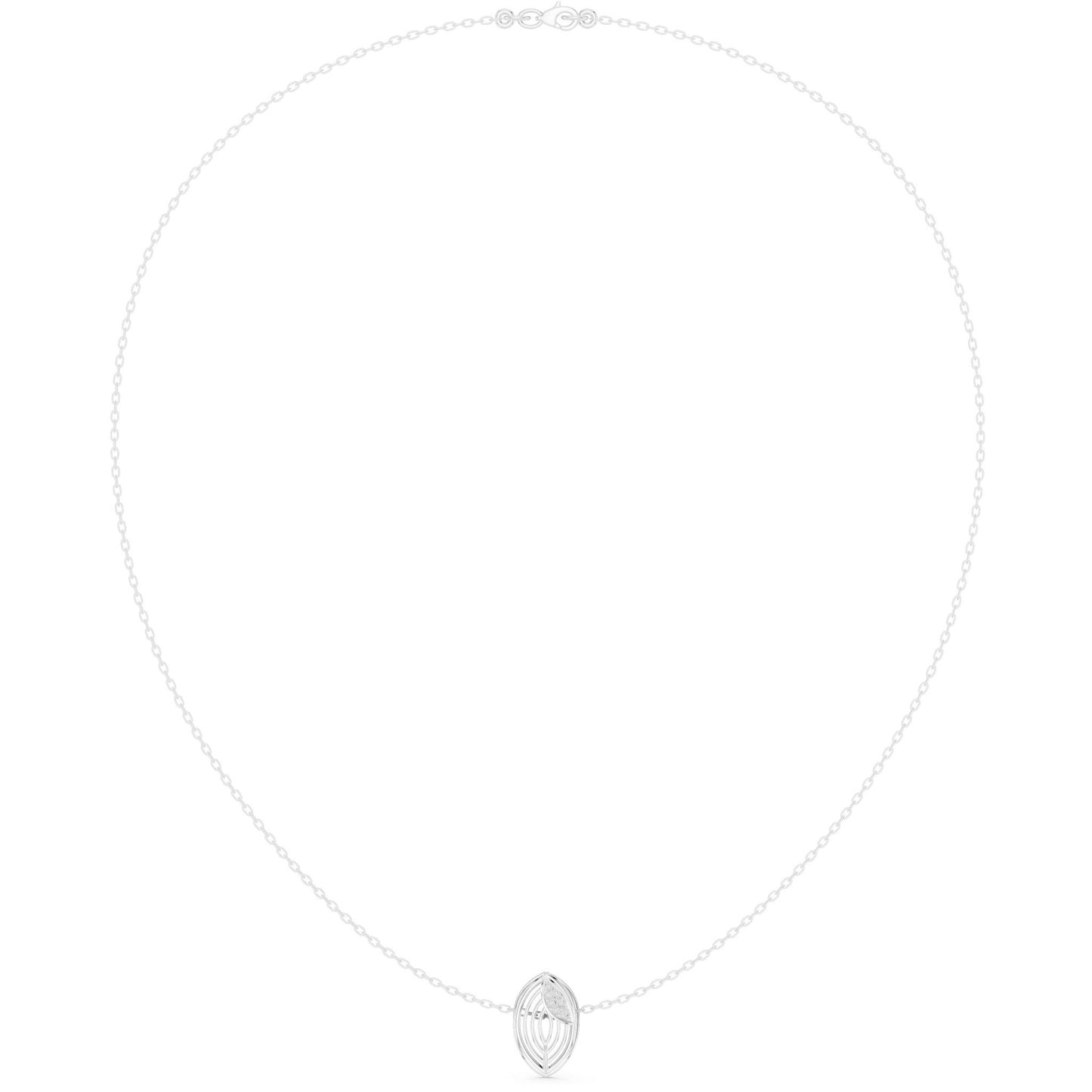 Marquise Lab Grown Diamond Pendant