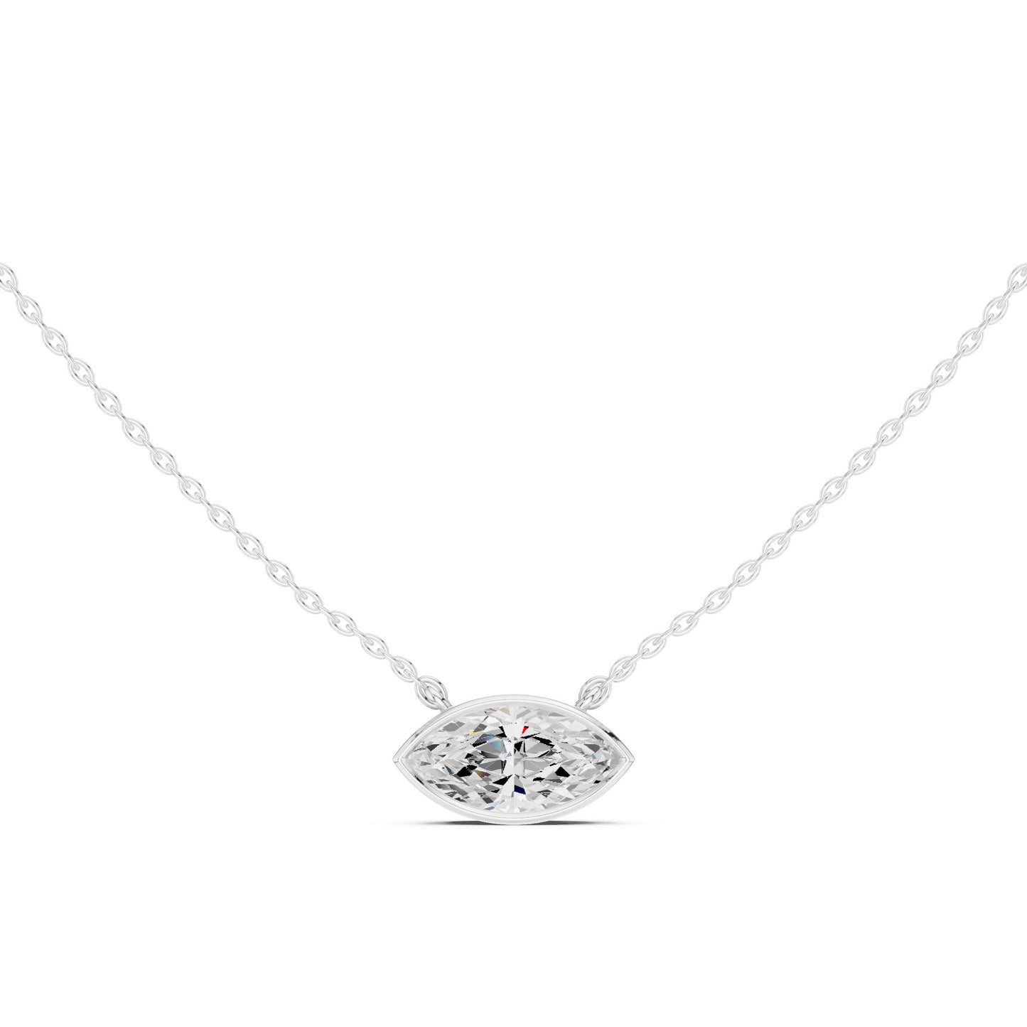 Marquise Lab Grown Diamond Pendant