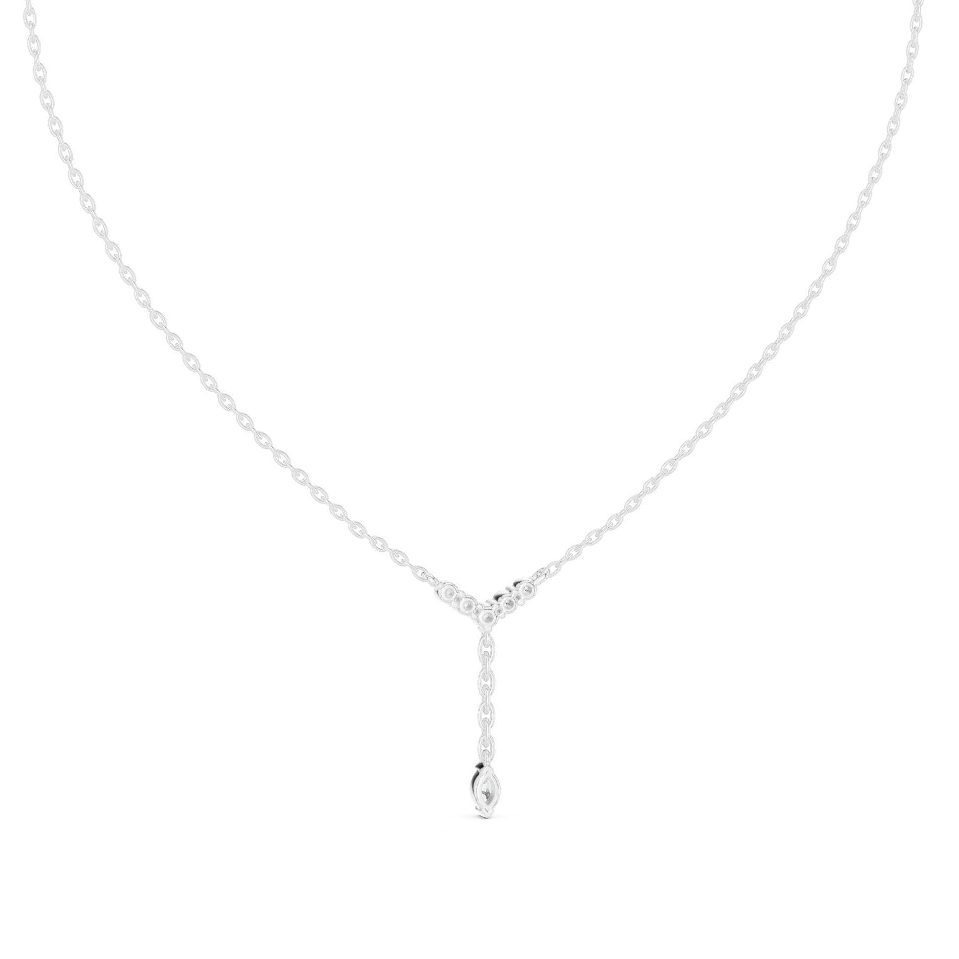 Marquise Lab Grown Diamond Pendant