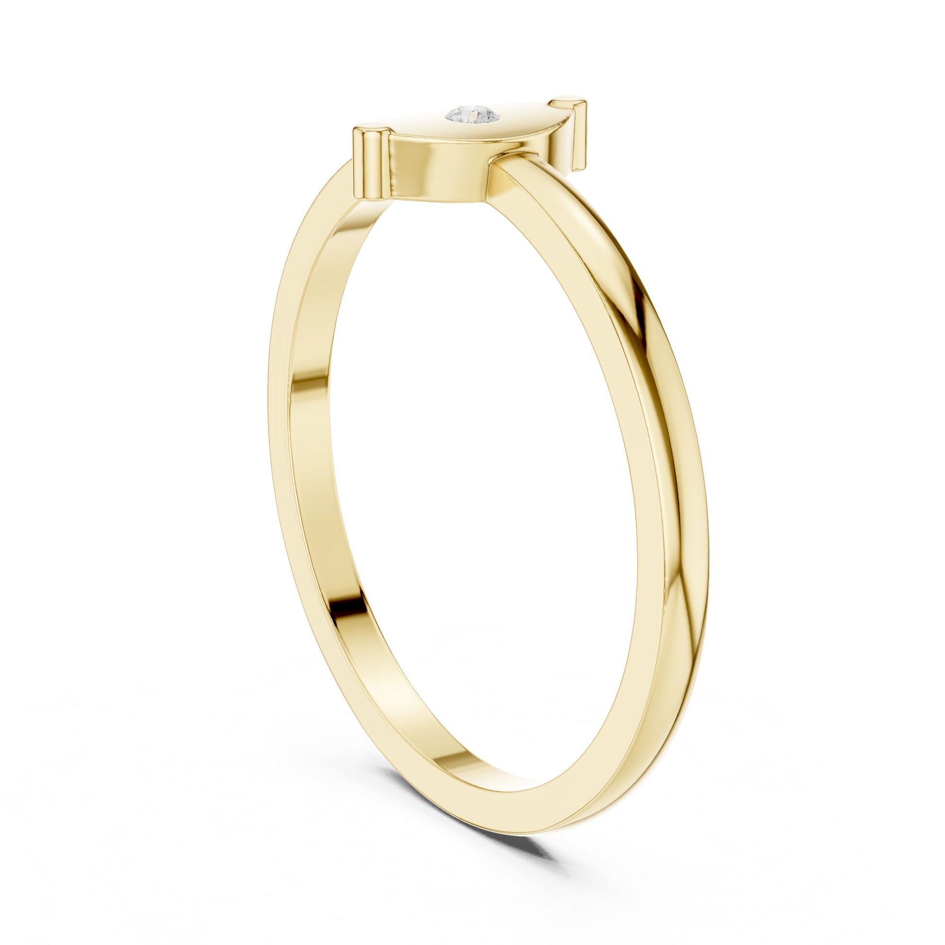 Marquise Lab Grown Diamond Solitaire Engagement Ring