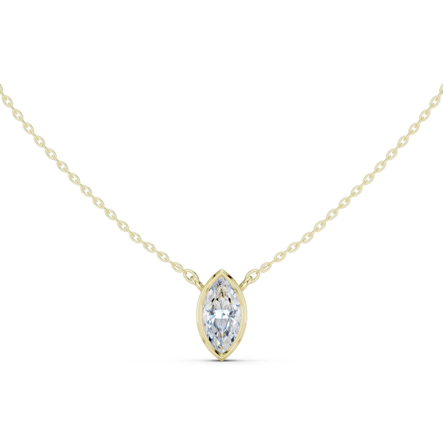 Marquise Lab Grown Diamond Pendant