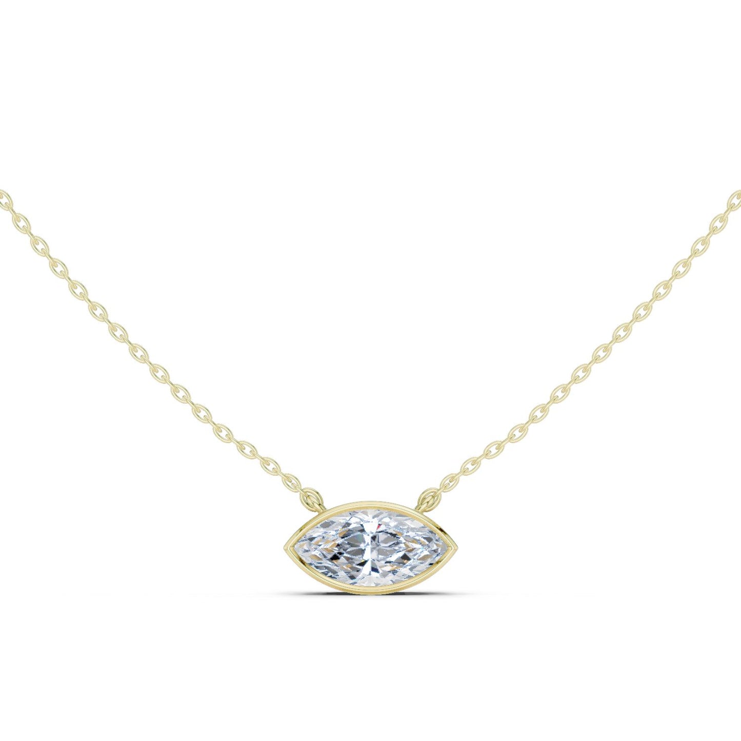 Marquise Lab Grown Diamond Pendant