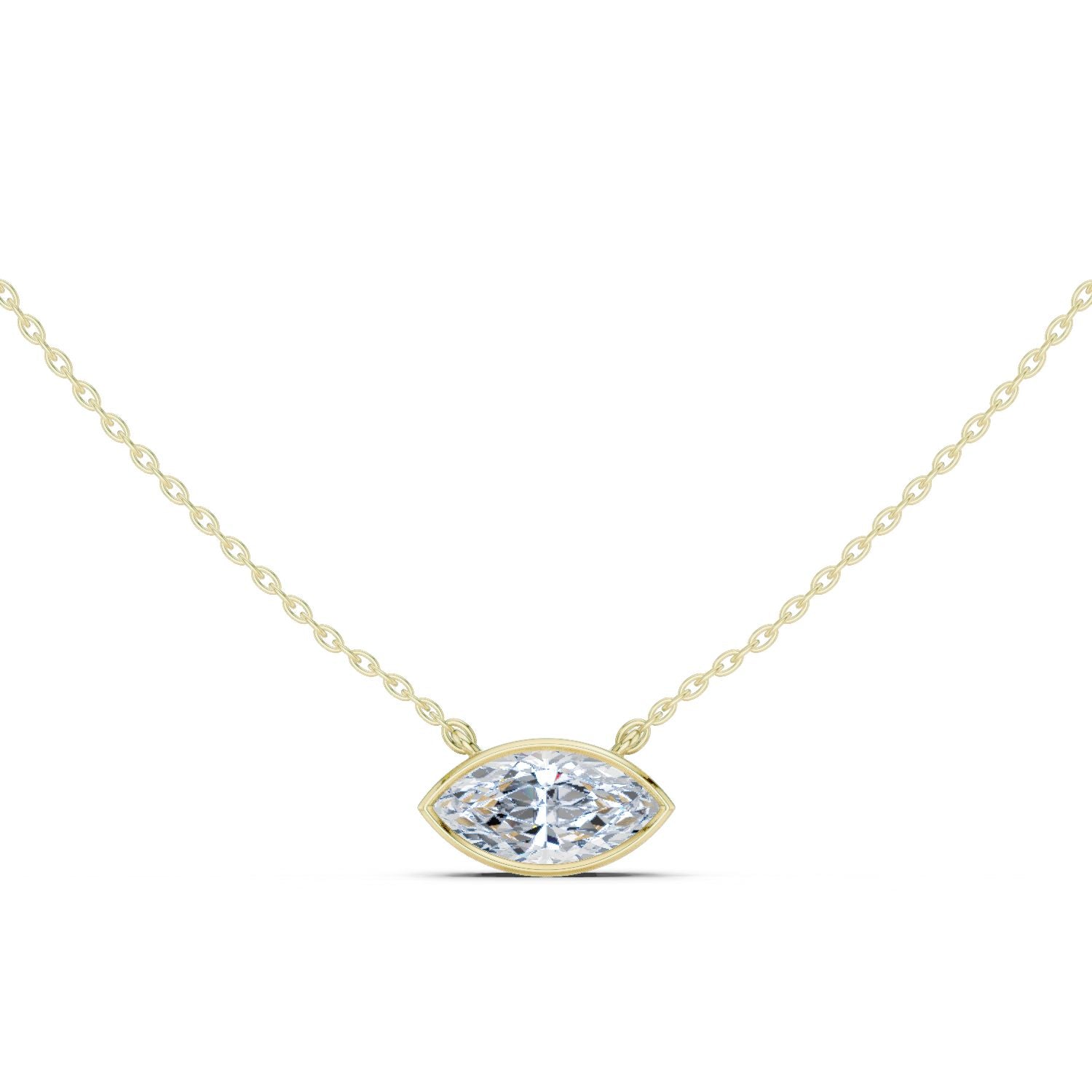 Marquise Lab Grown Diamond Pendant