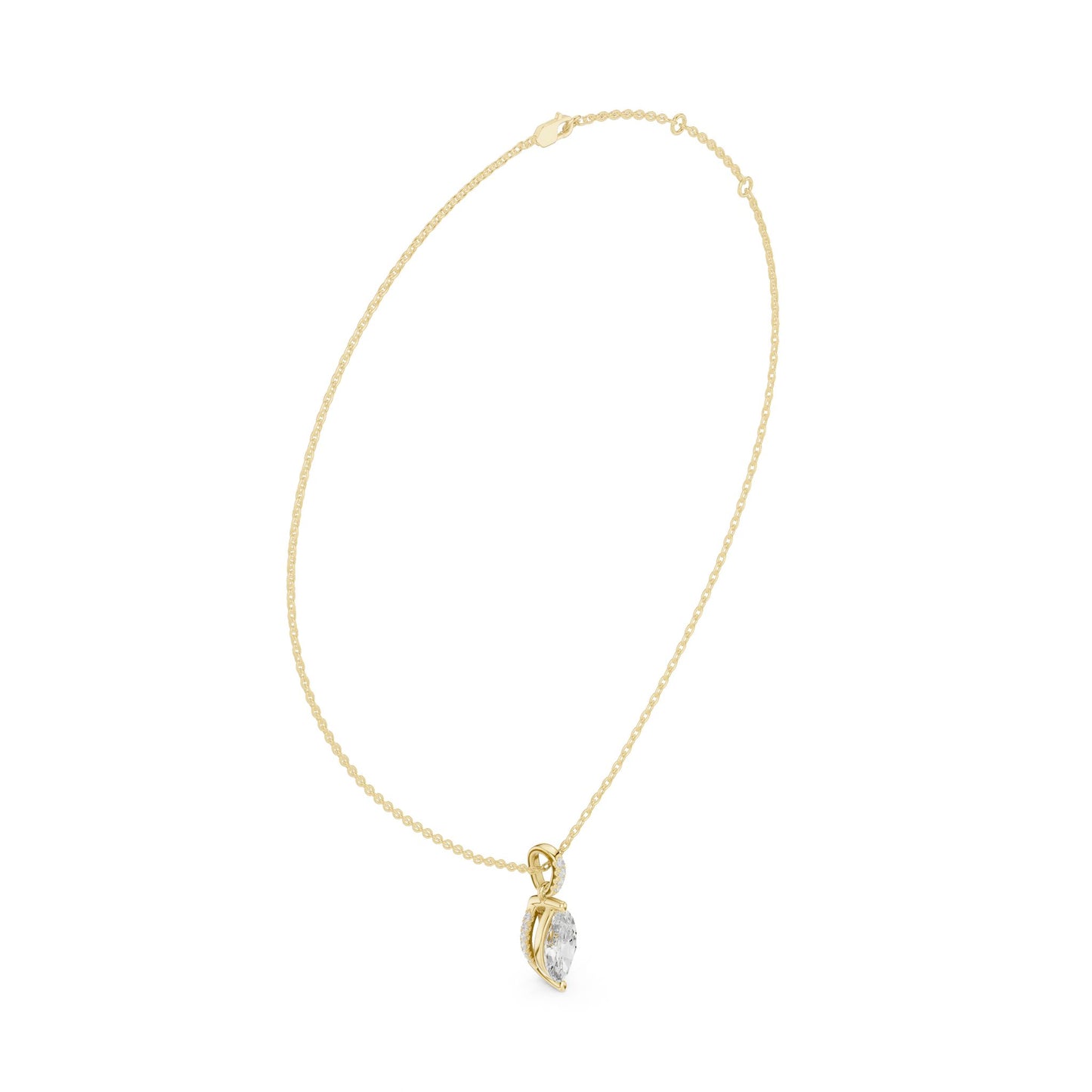 Marquise Lab Grown Diamond Pendant