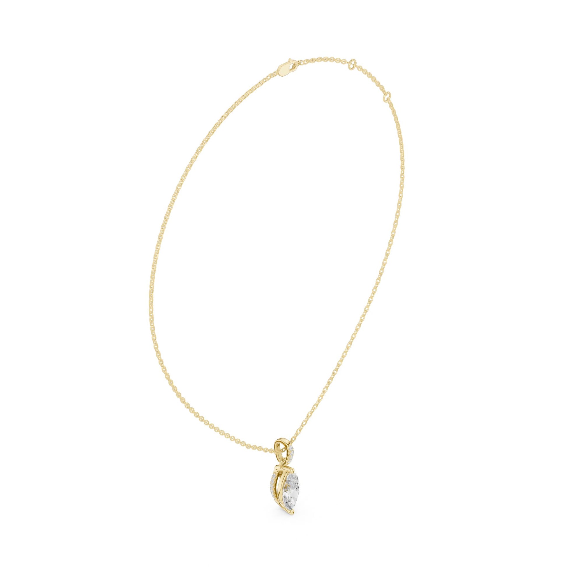 Marquise Lab Grown Diamond Pendant