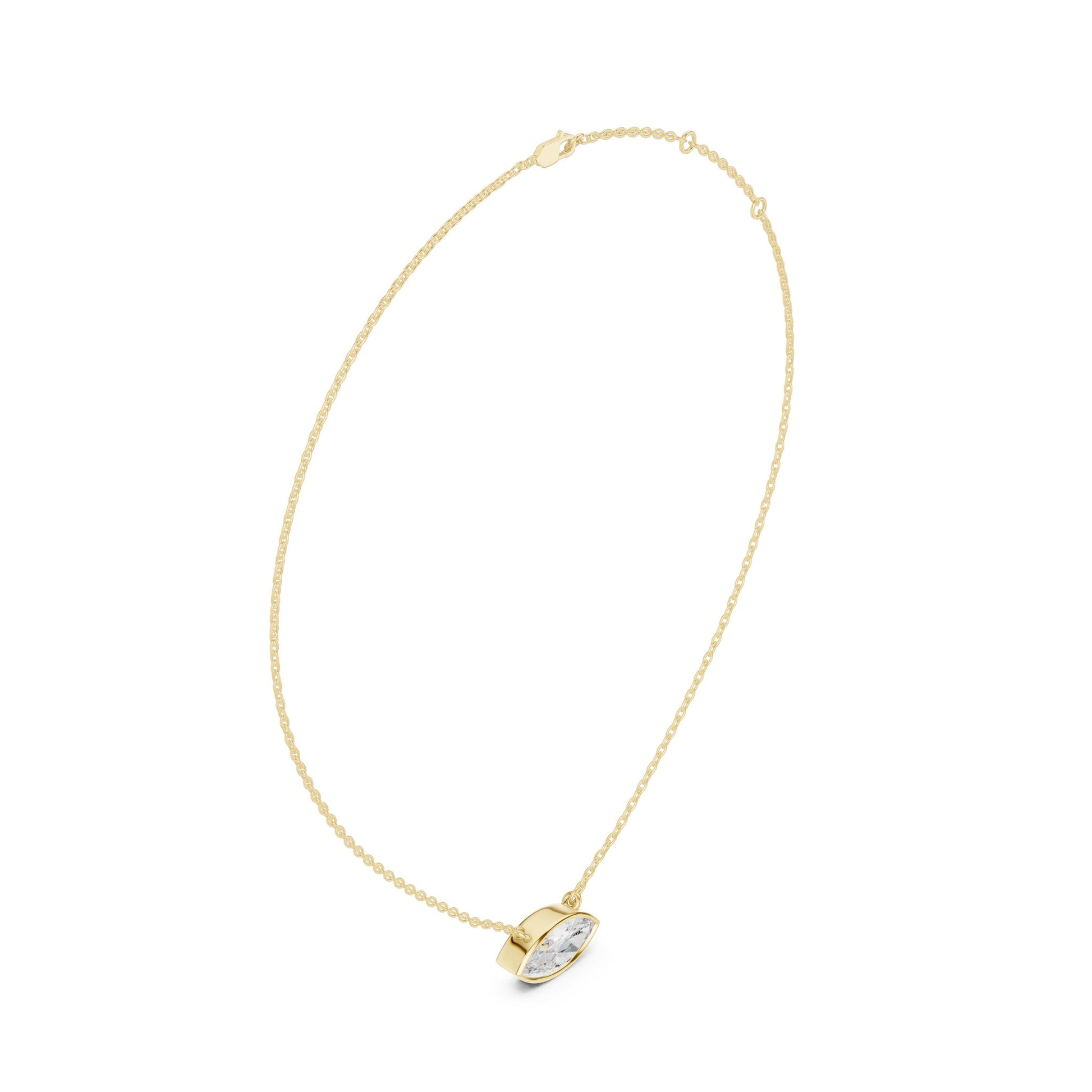 Marquise Lab Grown Diamond Pendant