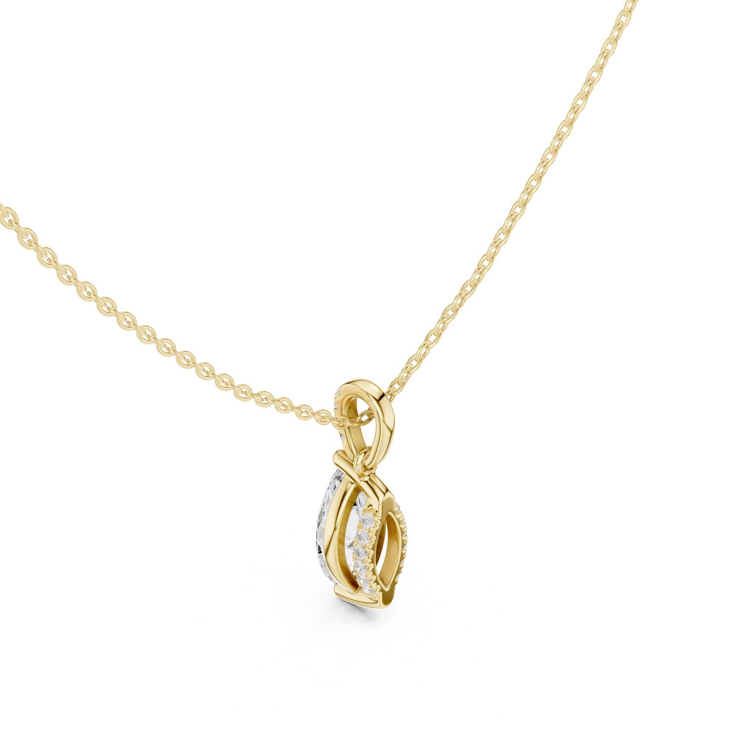 Marquise Lab Grown Diamond Pendant