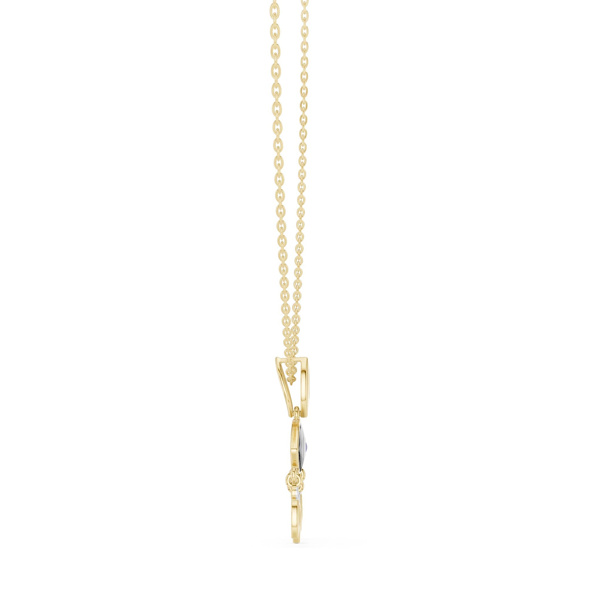 Marquise Lab Grown Diamond Pendant