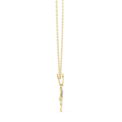 Marquise Lab Grown Diamond Pendant
