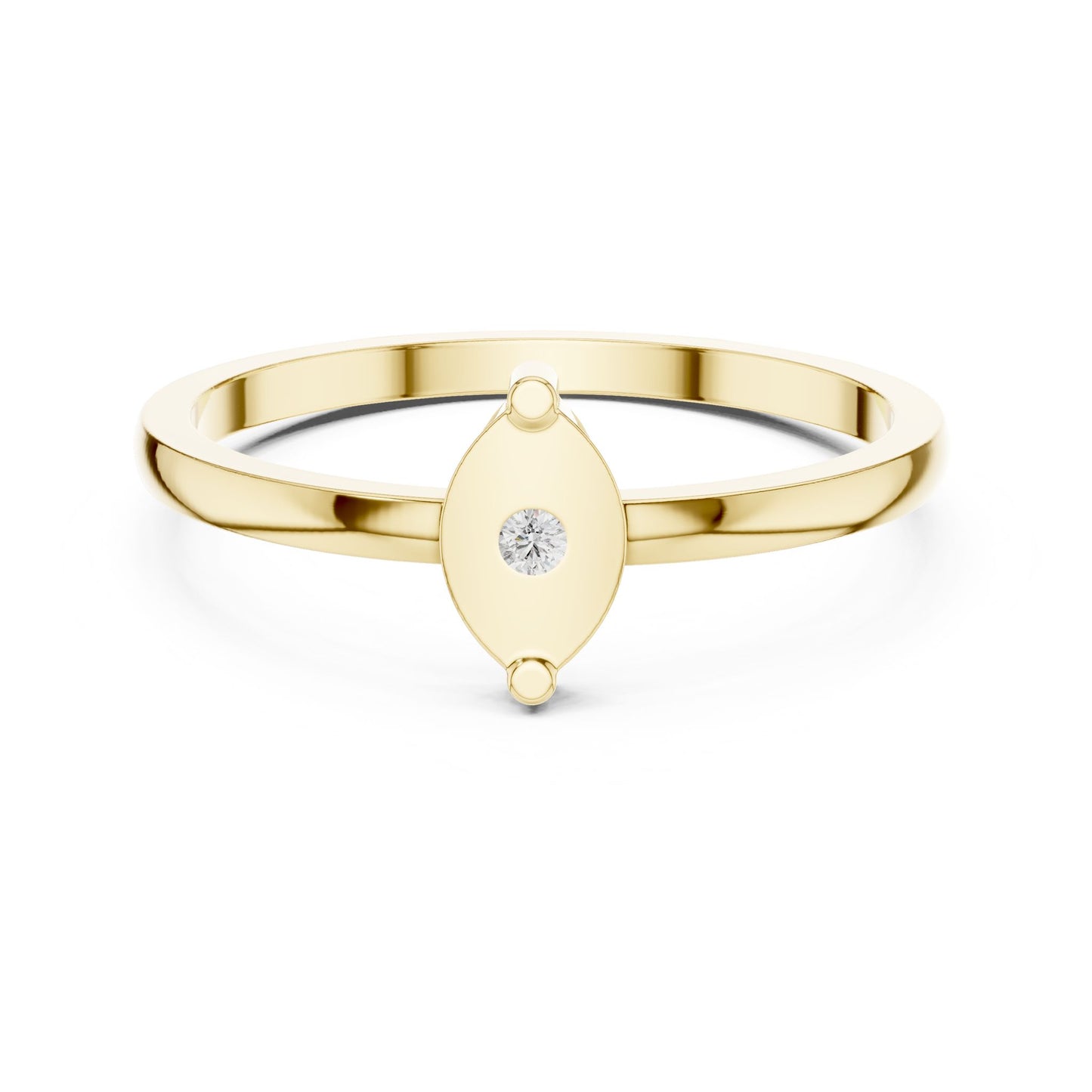 Marquise Lab Grown Diamond Solitaire Engagement Ring