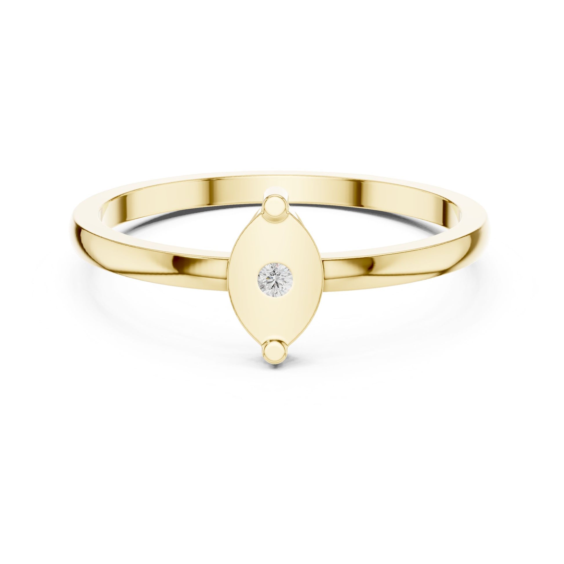 Marquise Lab Grown Diamond Solitaire Engagement Ring