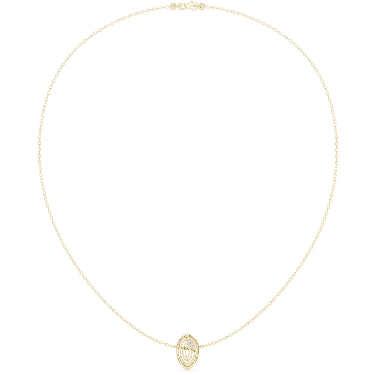 Marquise Lab Grown Diamond Pendant