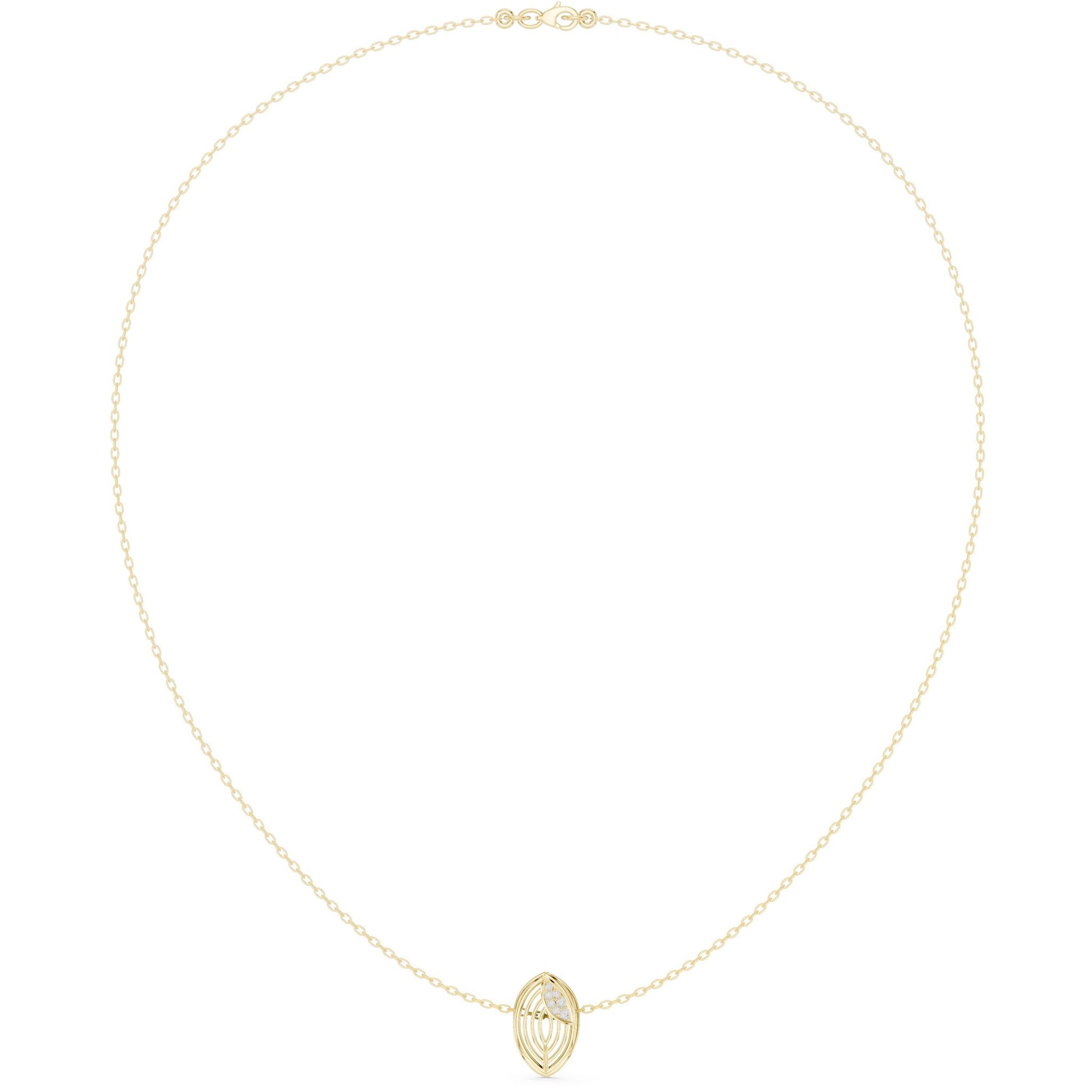 Marquise Lab Grown Diamond Pendant