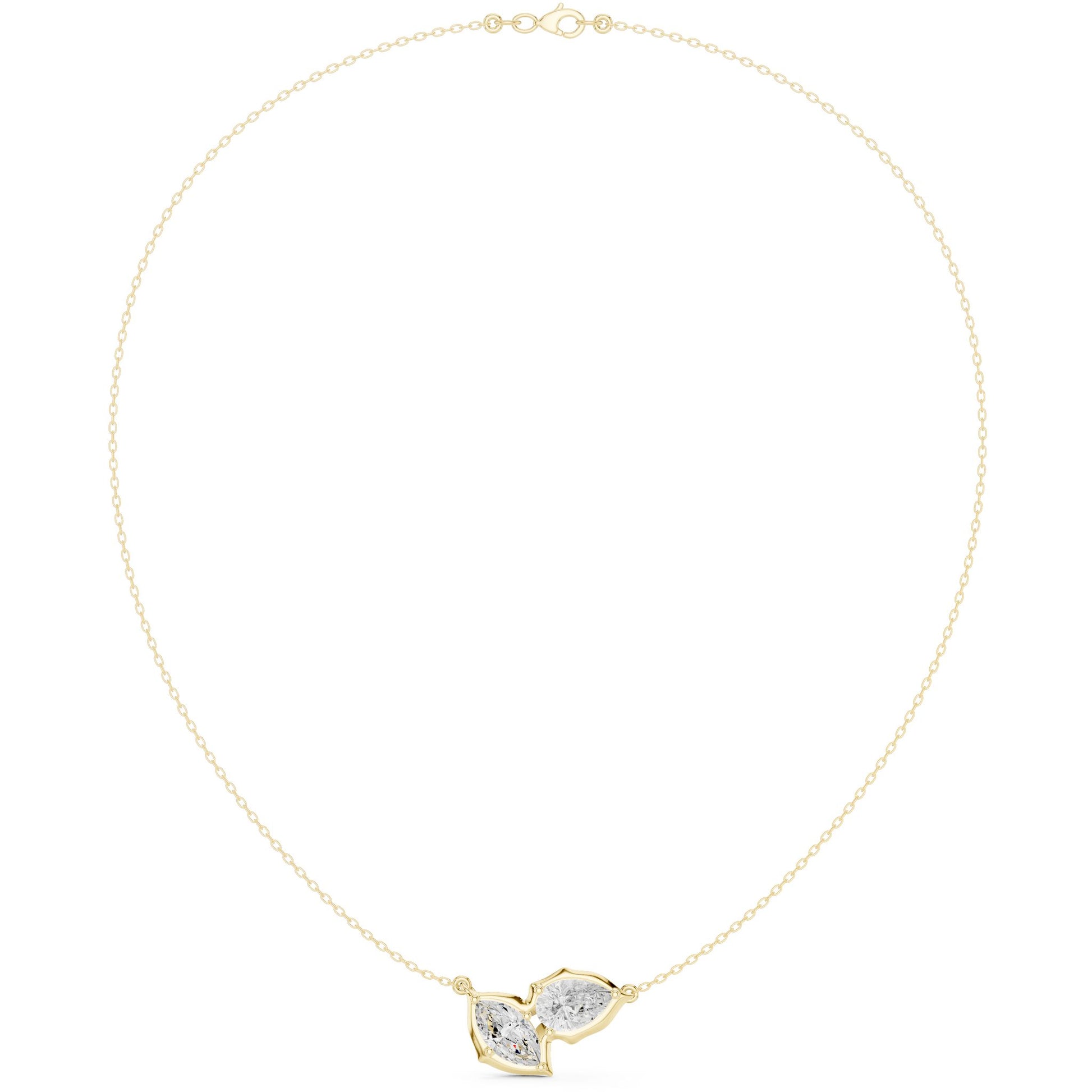 Marquise Lab Grown Diamond Pendant