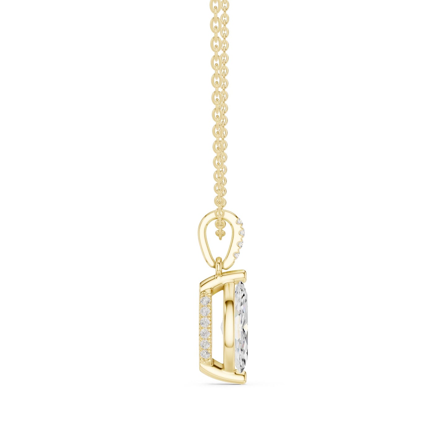 Marquise Lab Grown Diamond Pendant