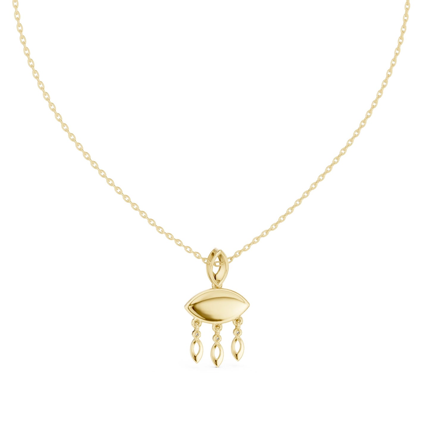 Marquise Lab Grown Diamond Pendant