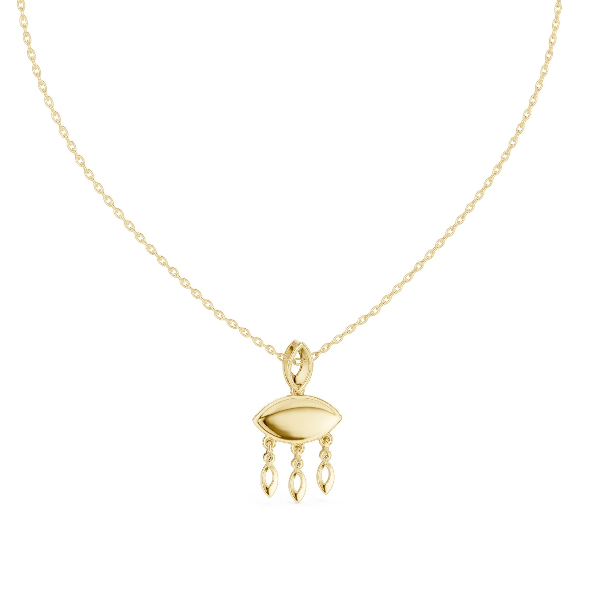 Marquise Lab Grown Diamond Pendant