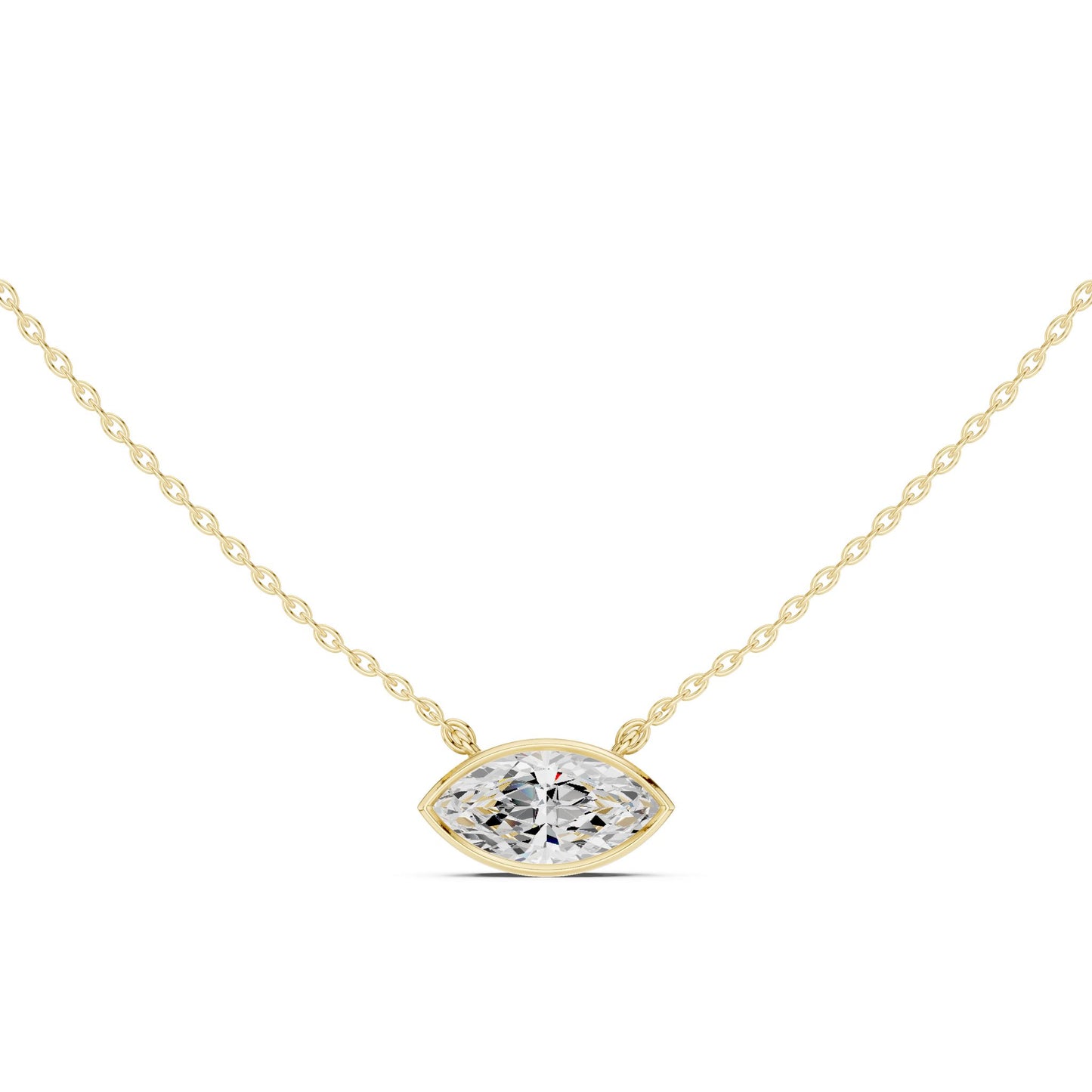 Marquise Lab Grown Diamond Pendant