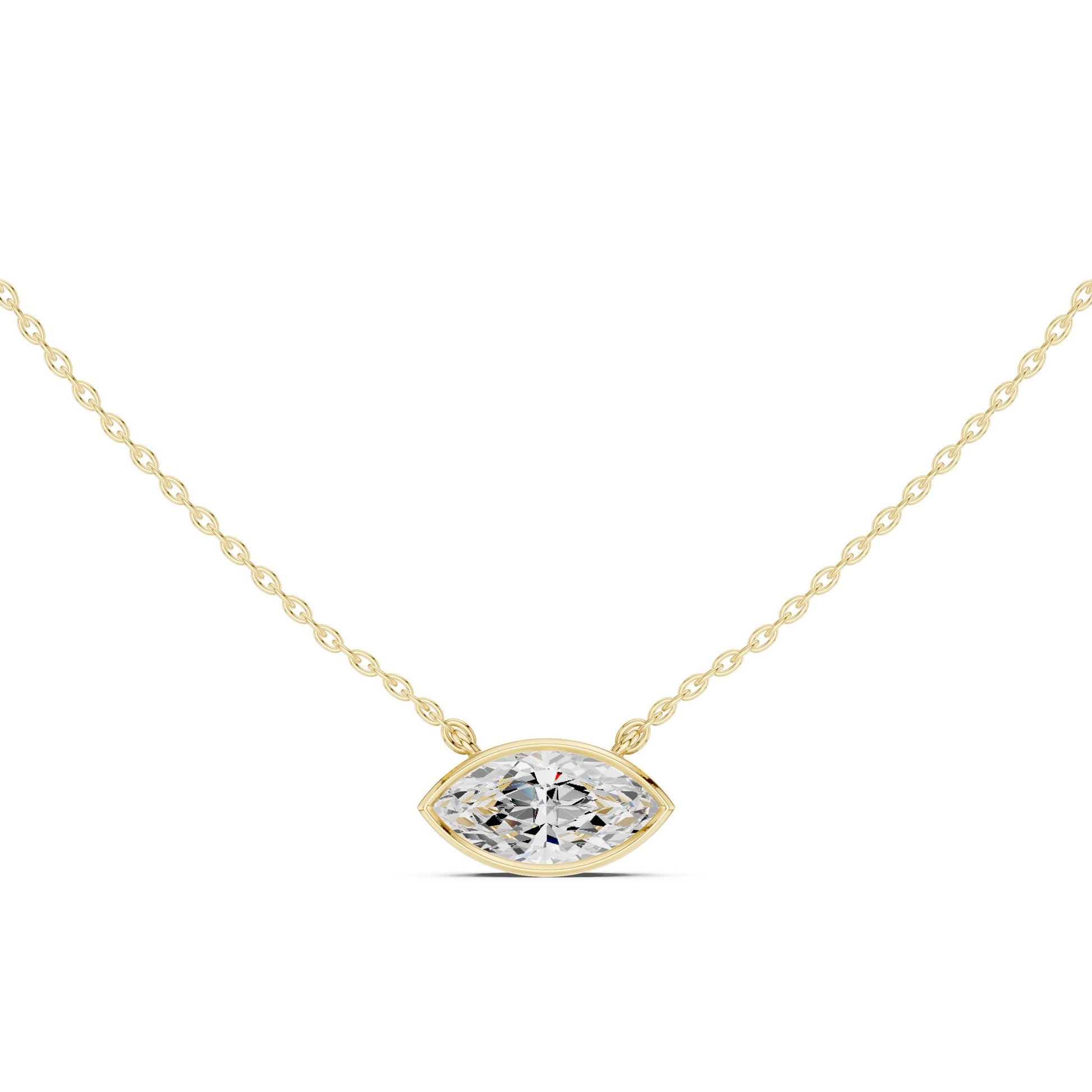 Marquise Lab Grown Diamond Pendant