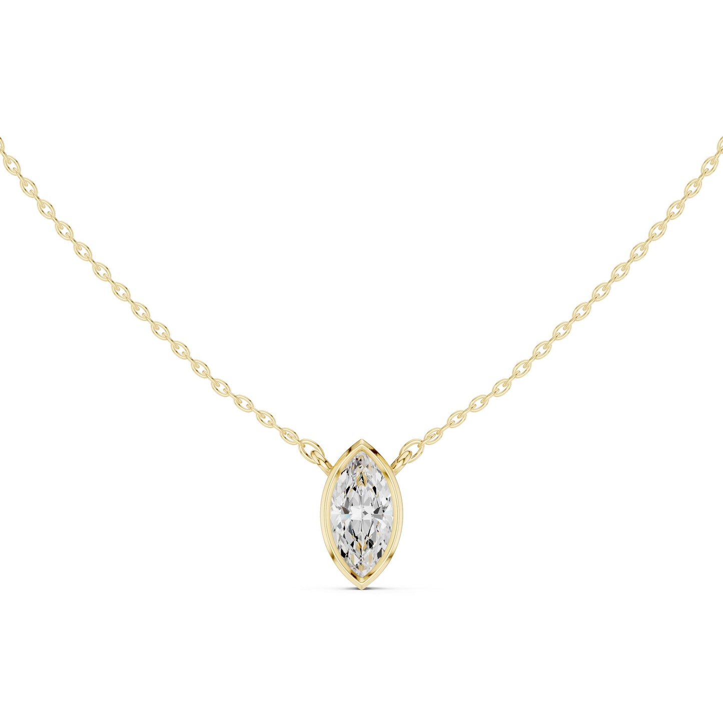 Marquise Lab Grown Diamond Pendant