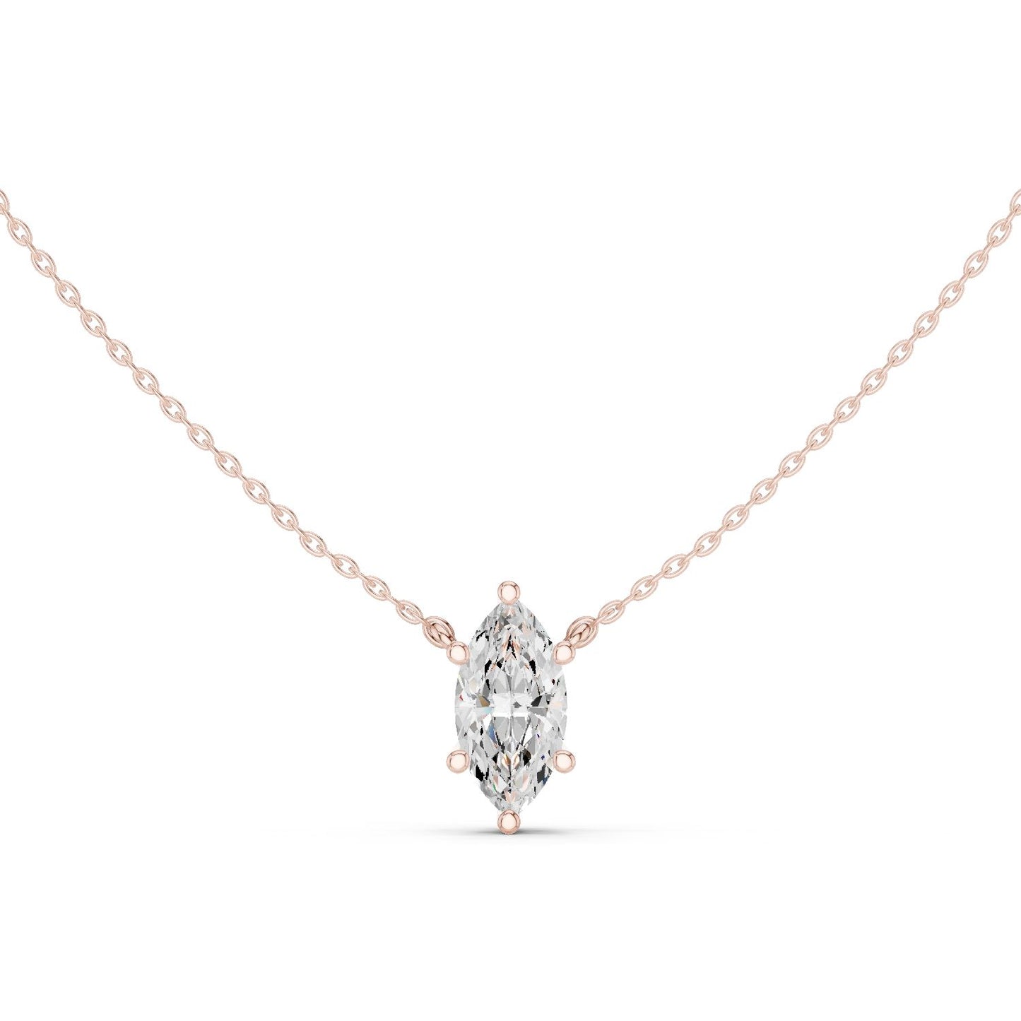 Marquise Lab Grown Diamond Pendant