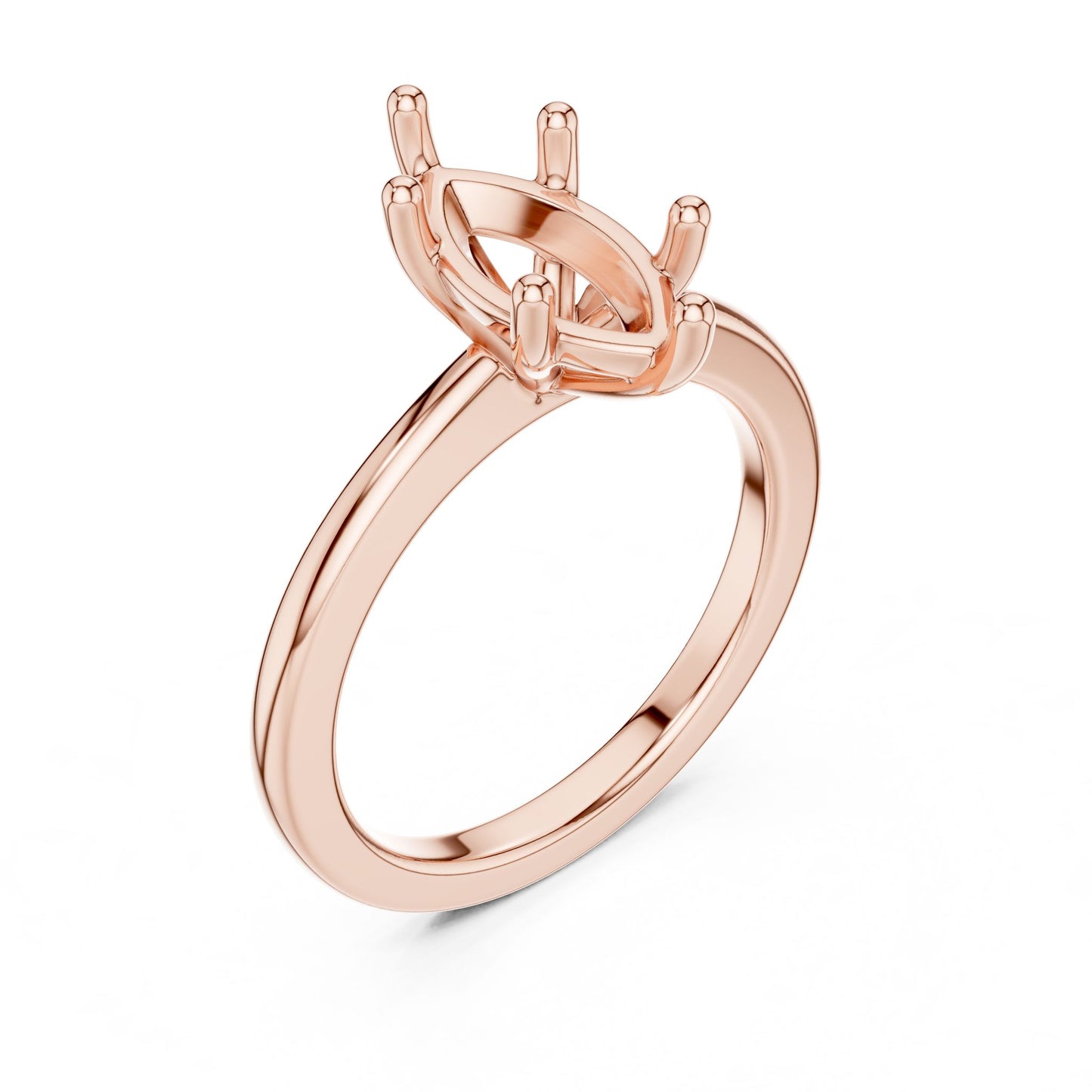 Marquise Lab Grown Diamond Solitaire Engagement Ring