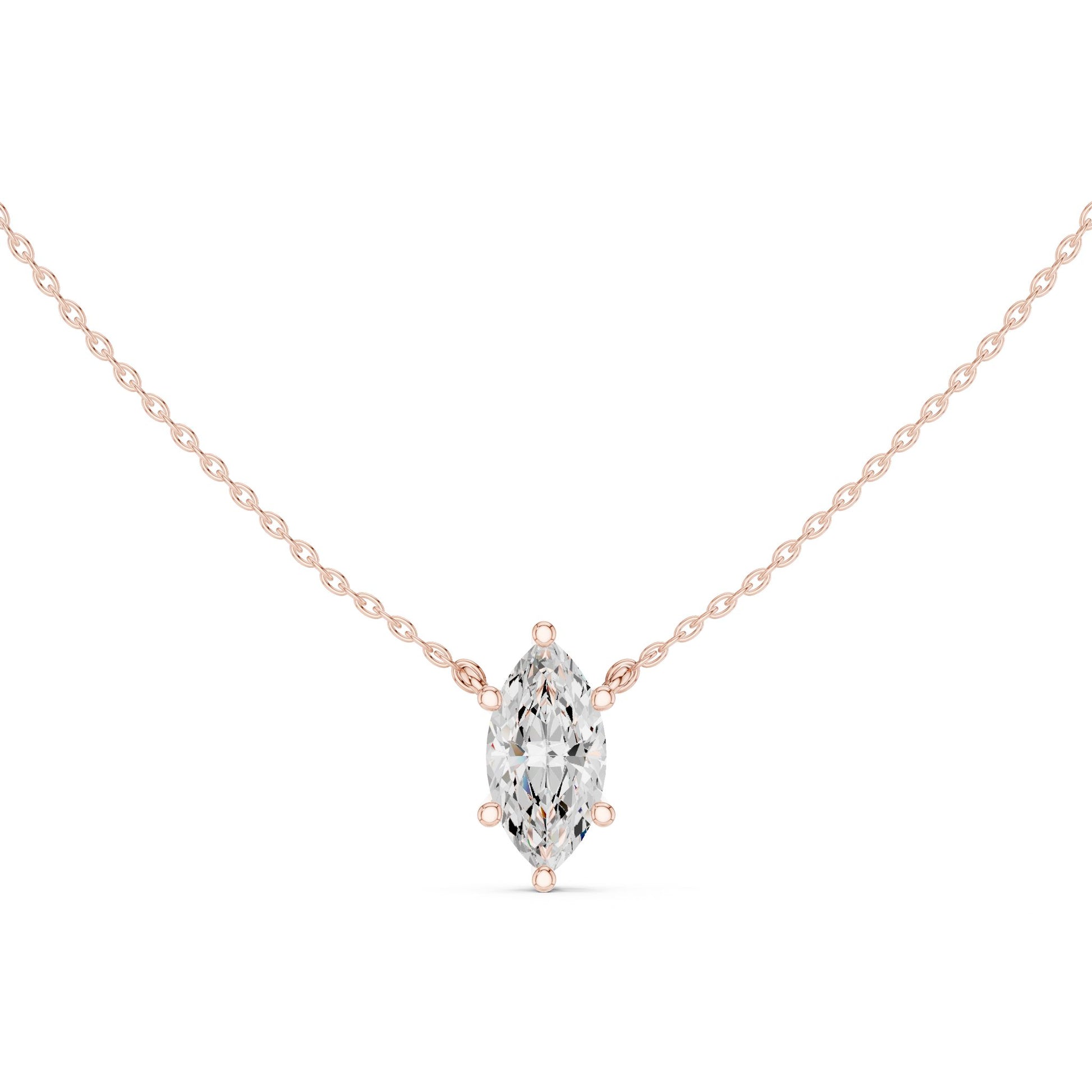 Marquise Lab Grown Diamond Pendant