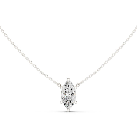 Marquise Lab Grown Diamond Pendant