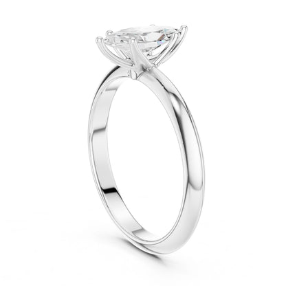 Marquise Lab Grown Diamond Solitaire Engagement Ring