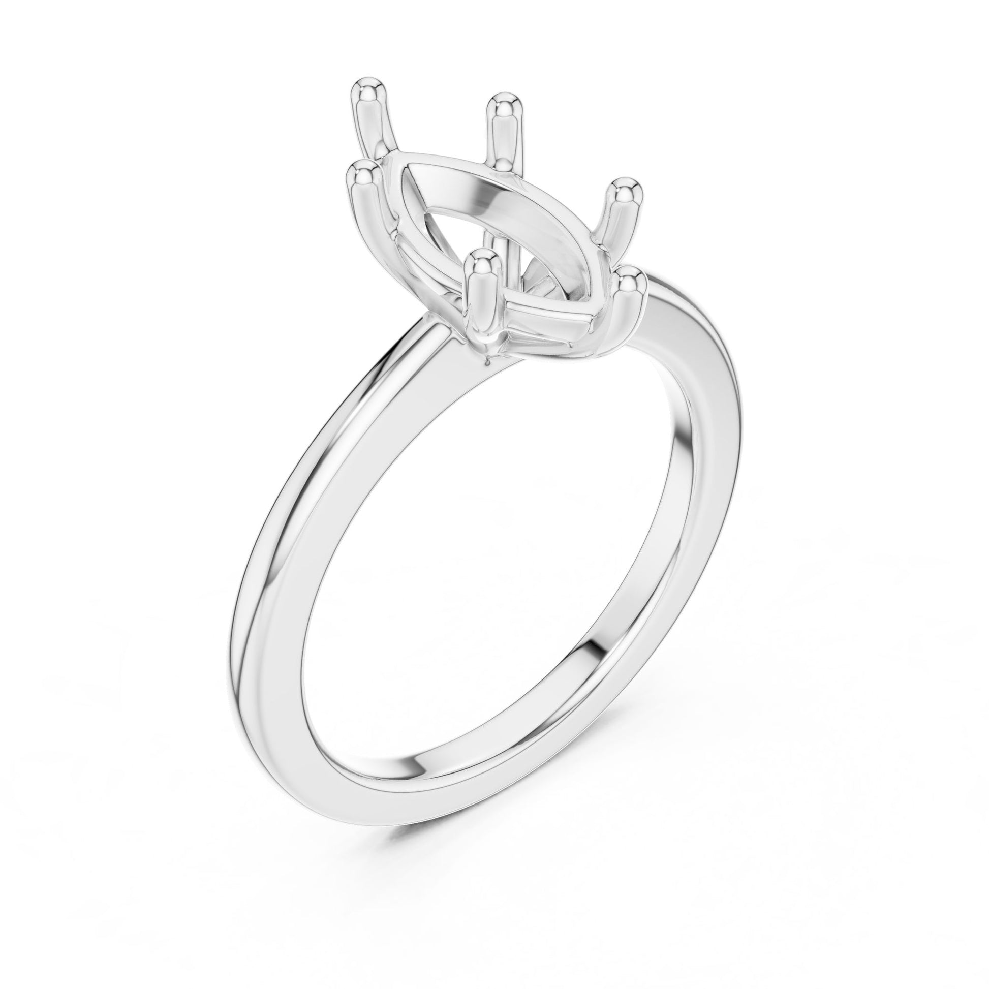 Marquise Lab Grown Diamond Solitaire Engagement Ring
