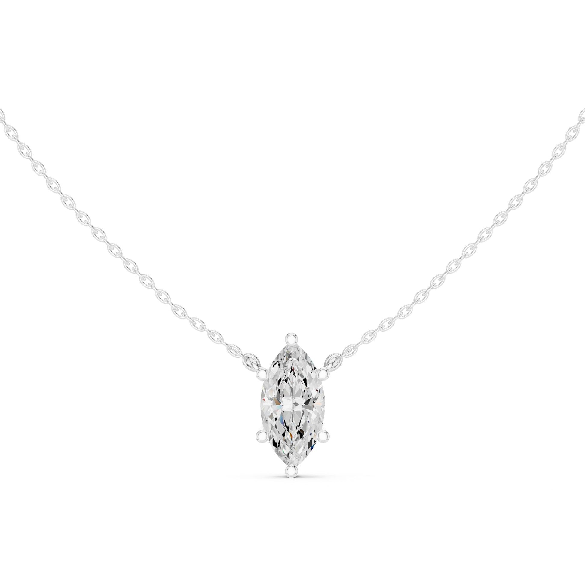 Marquise Lab Grown Diamond Pendant