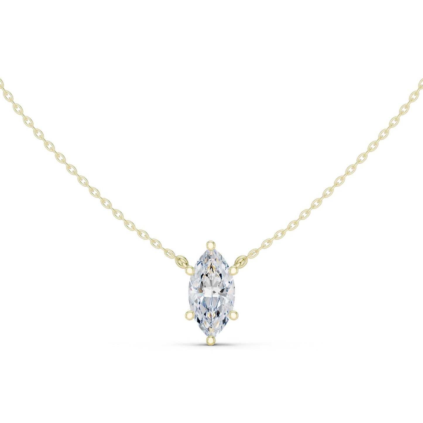 Marquise Lab Grown Diamond Pendant
