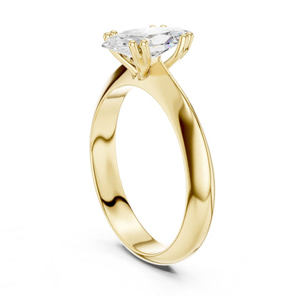 Marquise Lab Grown Diamond Solitaire Engagement Ring