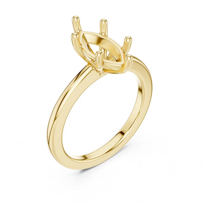 Marquise Lab Grown Diamond Solitaire Engagement Ring