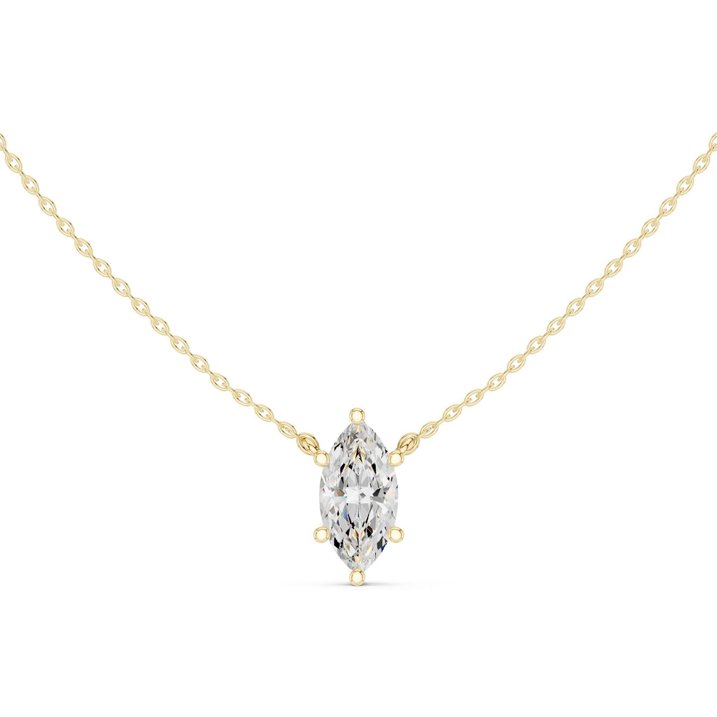 Marquise Lab Grown Diamond Pendant